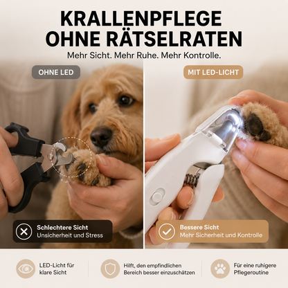 Livanori™ LED Krallenschneider für Haustiere