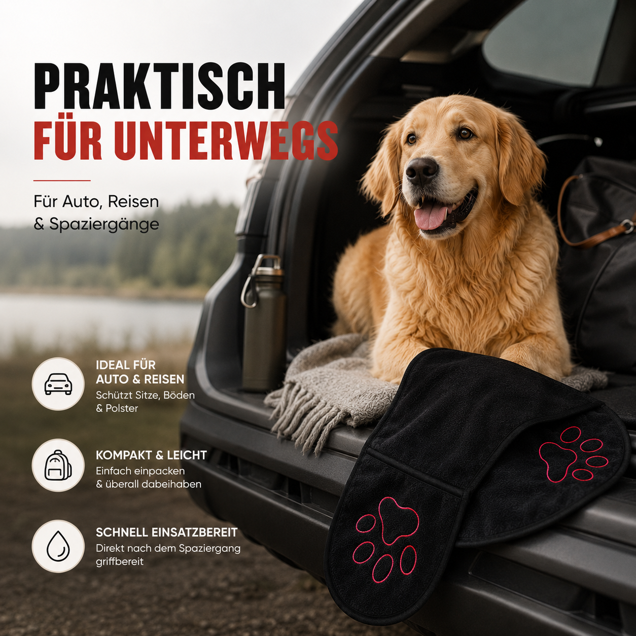 Livanori™ Haustierhandtuch