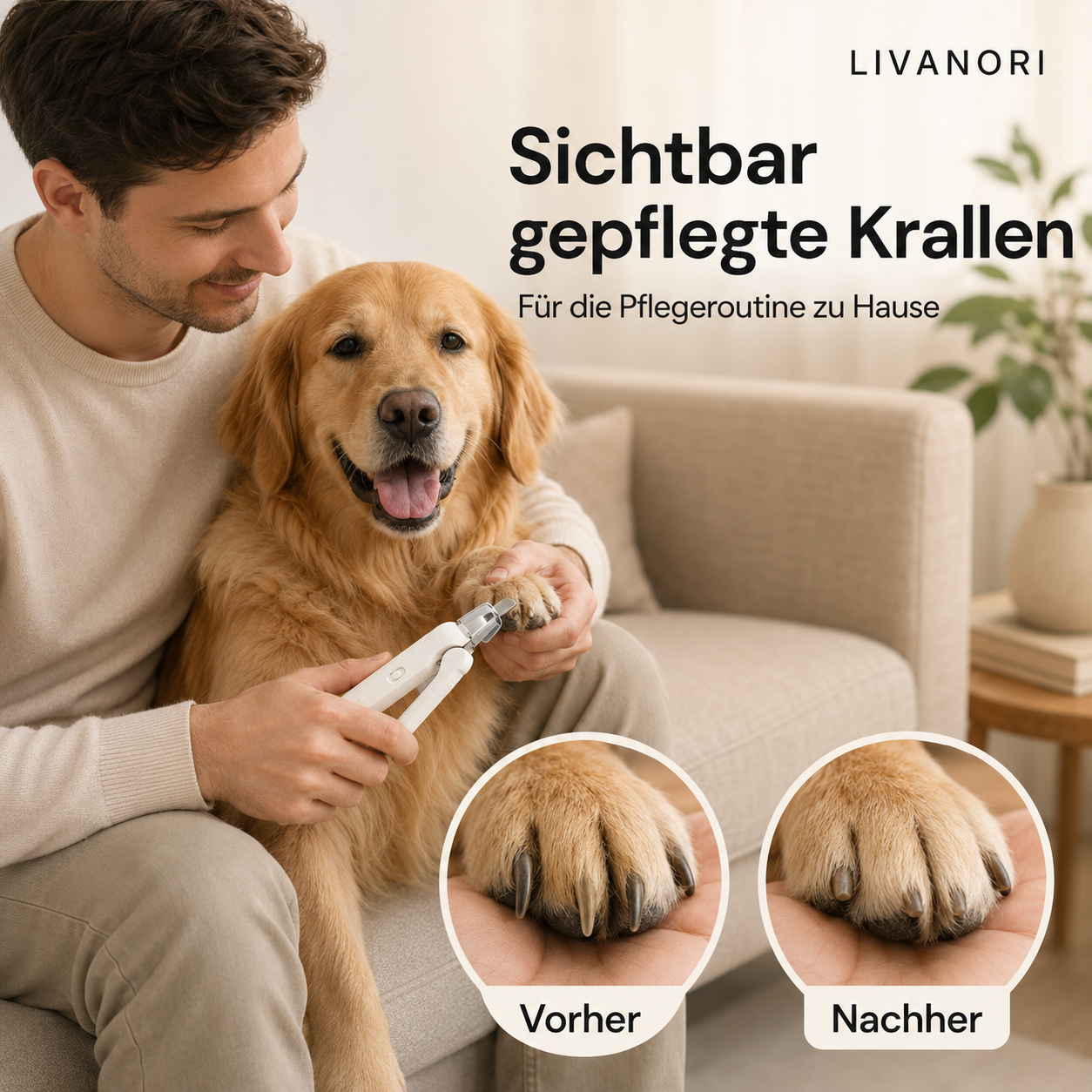 Livanori™ LED Krallenschneider für Haustiere