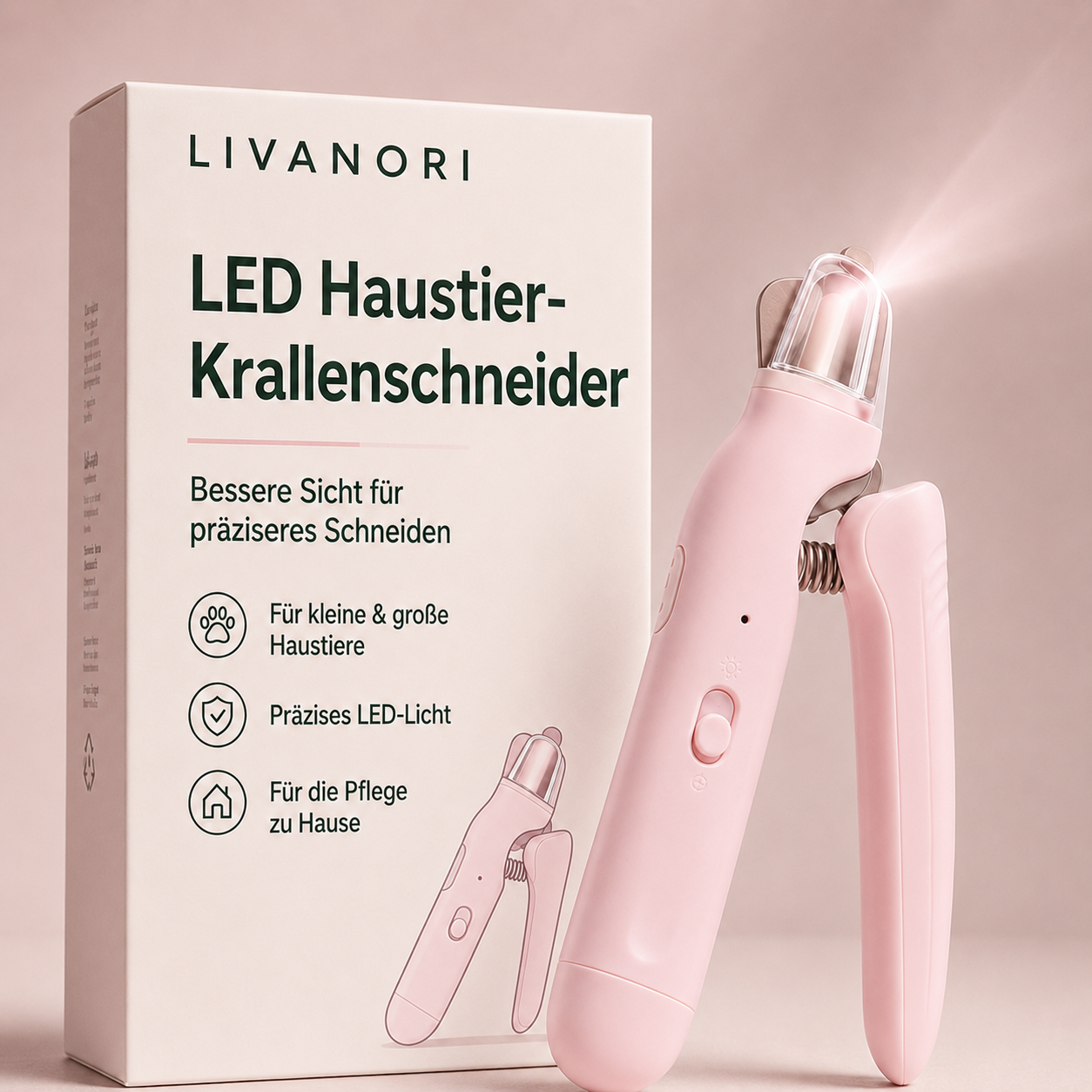 Livanori™ LED Krallenschneider für Haustiere