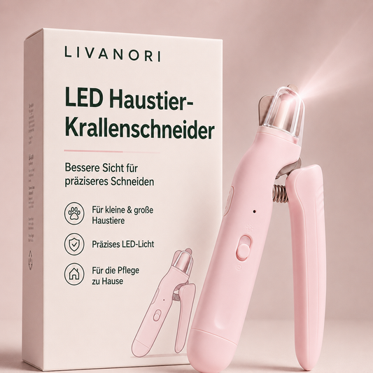 Livanori™ LED-Krallenschere für Haustiere