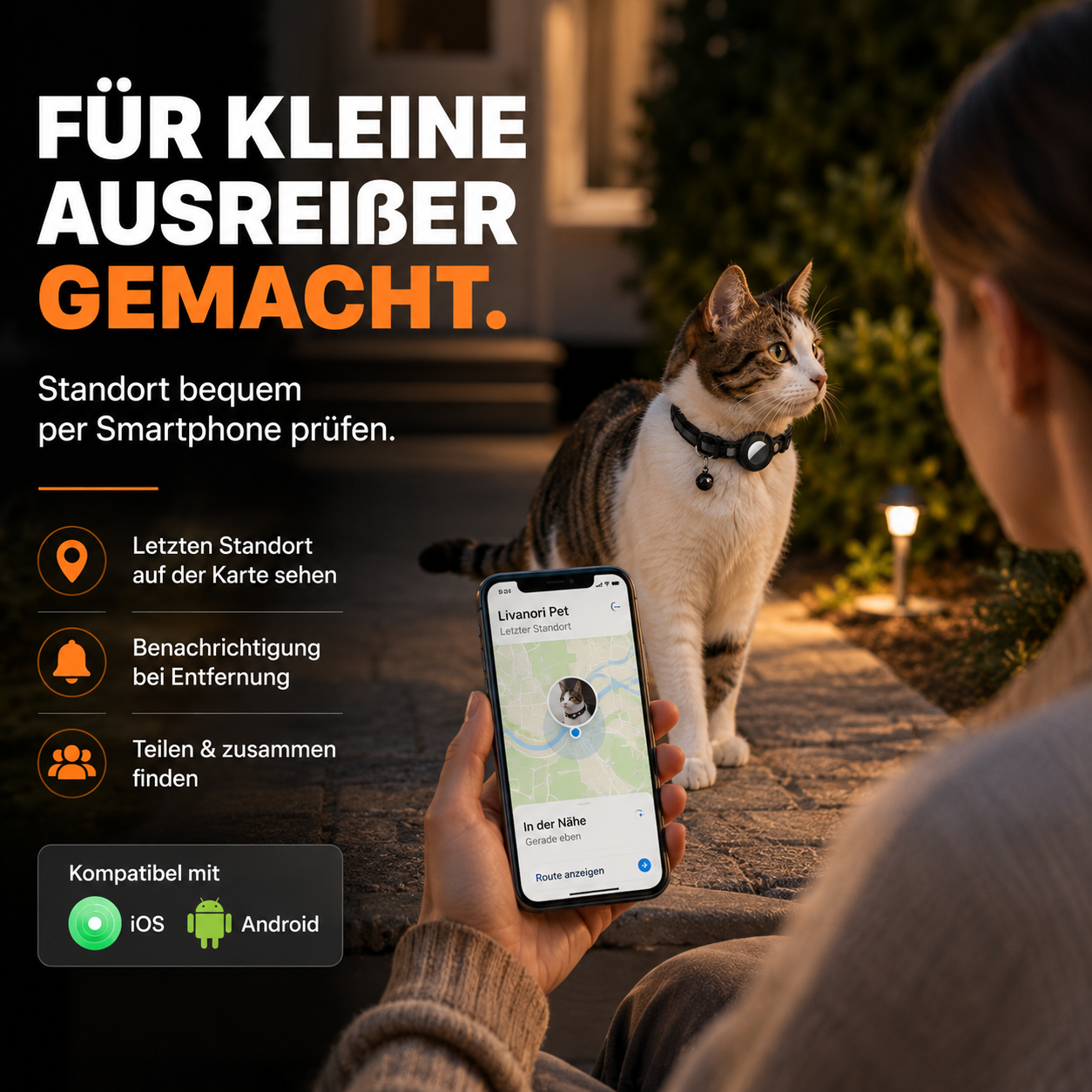 Pet GPS Locator Tracking Collar