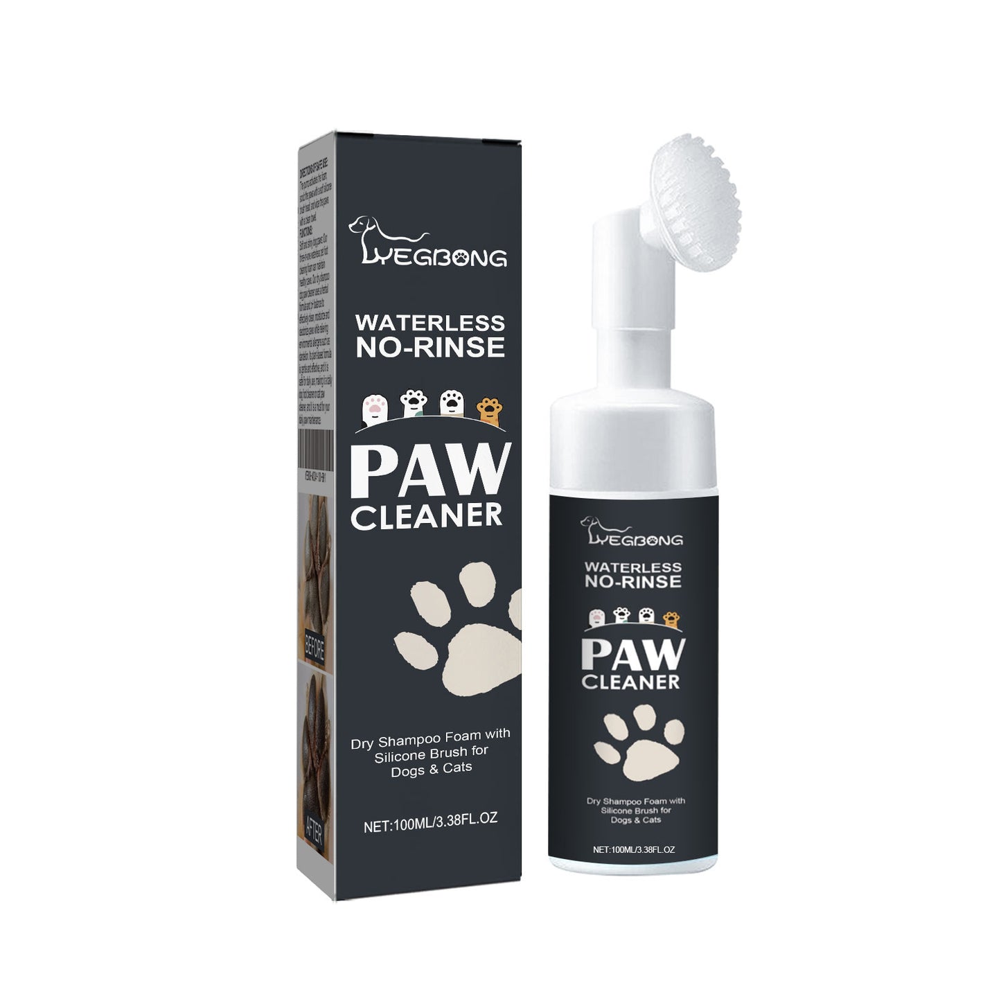 Pet Paw Cleaner Dog Cat Paw Deep Cleaning Foot Pad Care Agent