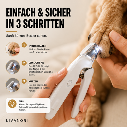 Livanori™ LED Krallenschneider für Haustiere